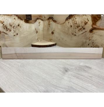 Клён "Чёрный заготовка накладки для бас-гитары Радиал АА 9х78х705 мм -0