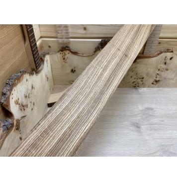 Зебрано заготовка накладки для бас-гитары Радиал АА 10х95х760 мм-2