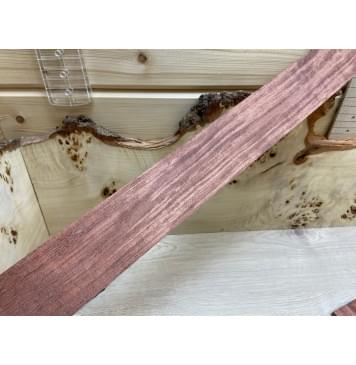 Бубинго заготовка накладки для электрогитары Радиал ААА 9х60х515 мм-0