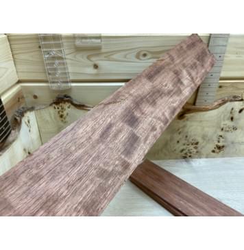 Бубинго заготовка накладки для бас-гитары Радиал ААА 8х98х740 мм-1