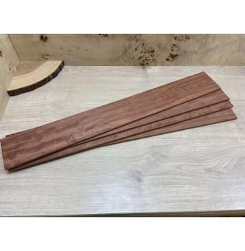 Бубинго заготовка накладки для бас-гитары Радиал ААА 8х98х740 мм-2