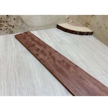 Бубинго заготовка накладки для бас-гитары Радиал ААА 11х90х740 мм-3