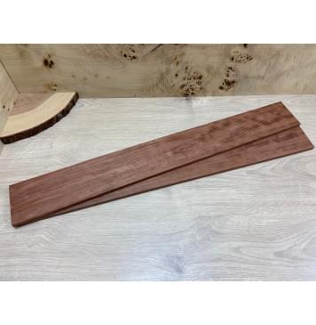 Бубинго заготовка накладки для бас-гитары Радиал ААА 9х99х740 мм-1