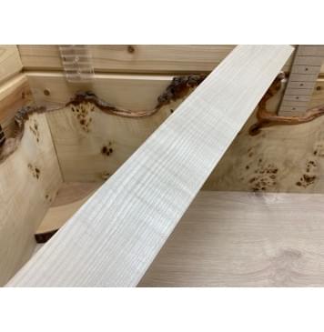 Клён Белый заготовка накладки для электрогитары Радиал АА 7,5х78х540 мм-4