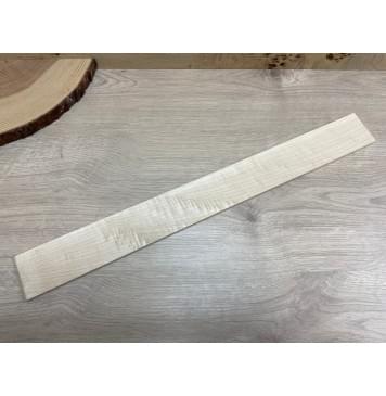 Клён Белый Явор, Волнистый  заготовка накладки для электрогитары Смешанный ААА Волна А 8х64х600 мм-2