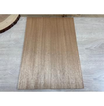 Махагон Кая заготовка на топ Радиал АА 7,5х176х500 мм - 2шт. (книжкой)-2