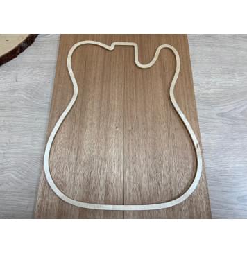 Махагон Кая заготовка на топ Радиал АА 7,5х176х500 мм - 2шт. (книжкой)-3