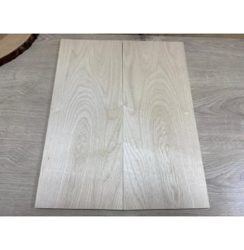 Клён Белый заготовка на топ Тангент ААА 13х194х485 мм - 2шт. (книжкой)-0