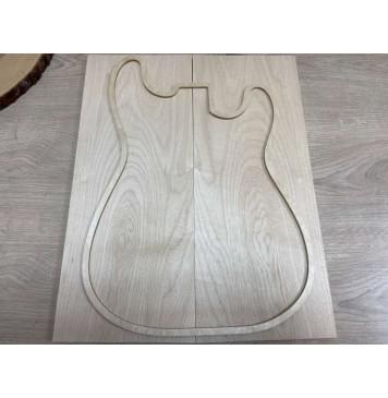 Клён Белый заготовка на топ Тангент ААА 13х194х485 мм - 2шт. (книжкой)-1