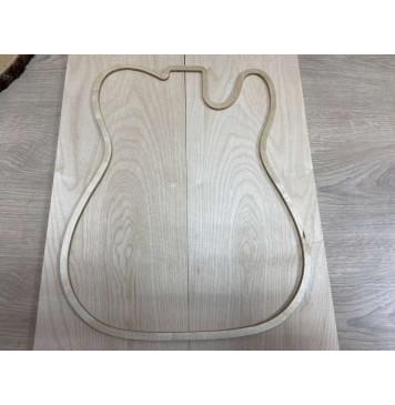 Клён Белый заготовка на топ Тангент ААА 13х194х485 мм - 2шт. (книжкой)-3