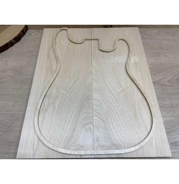 Клён Белый заготовка на топ Тангент АА 12х193х485 мм - 2шт. (книжкой)-0