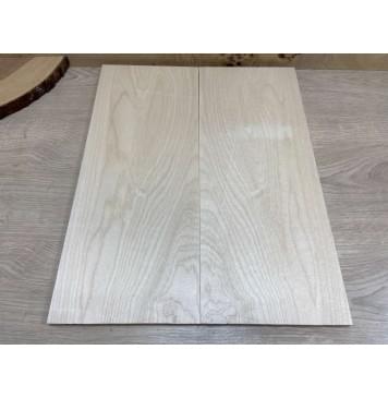 Клён Белый заготовка на топ Тангент АА 12х193х485 мм - 2шт. (книжкой)-1