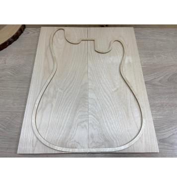 Клён Белый заготовка на топ Тангент АА 12х193х485 мм - 2шт. (книжкой)-2