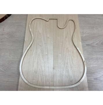 Клён Белый заготовка на топ Тангент АА 11х166х515 мм - 2шт. (книжкой)-3