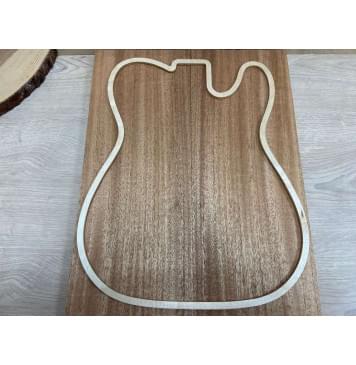 Махагон Кая заготовка на топ Радиал АА 20х175х530 мм - 2 шт. (книжкой)-3