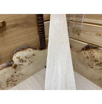 Клён Белый заготовка грифа для Безголовой гитары Тангент ААА 28х103х565 мм-0