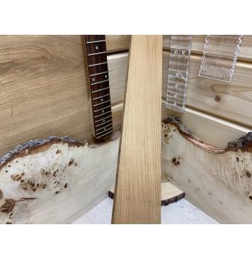 Клён Печёный 180 гр заготовка накладки для электрогитары Радиал АА 9х73х520 мм-0