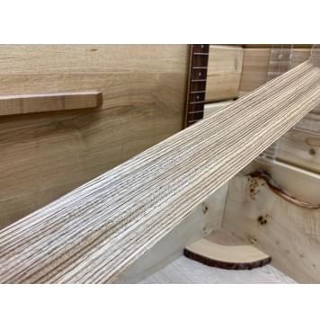 Зебрано заготовка накладки для электрогитары Радиал ААА 8х68х550 мм-1