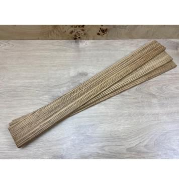 Зебрано заготовка накладки для бас-гитары Радиал АА 9х65х620 мм-2