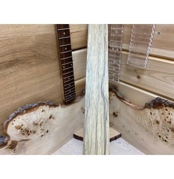 Корина Чёрная заготовка накладки для электрогитары Радиал ААА 9х75х510 мм-2