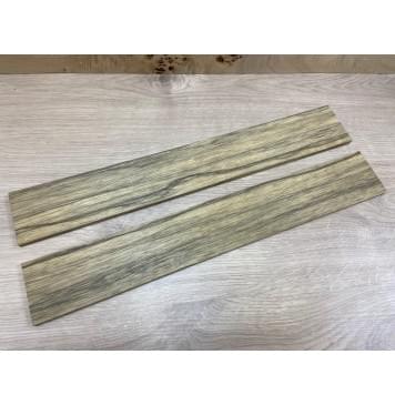 Корина Чёрная заготовка накладки для электрогитары Радиал ААА 9х75х510 мм-1