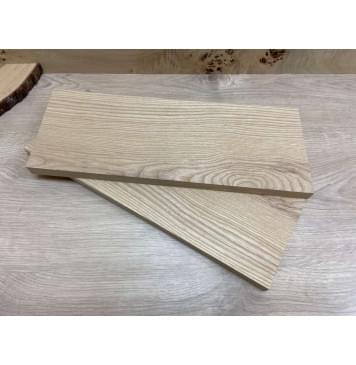 Ясень Оливковый заготовка на топ Смешанный АА 19х158х420 мм - 2 шт. (книжкой)-1