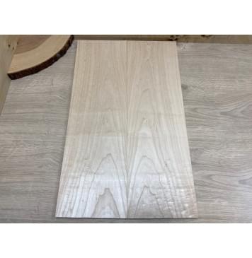 Клён Белый заготовка на топ Тангент АА 10х164х530 мм - 2шт. (книжкой)-0