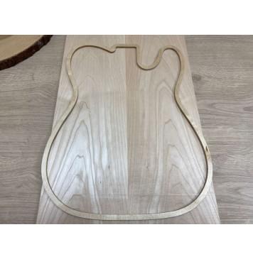 Клён Белый заготовка на топ Тангент АА 7х164х530 мм - 2шт. (книжкой)-2