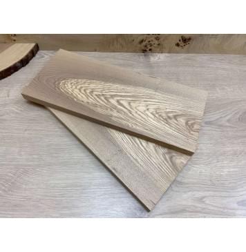 Ясень Оливковый заготовка на топ Тангент А 18х180х420 мм - 2шт. (книжкой)-2