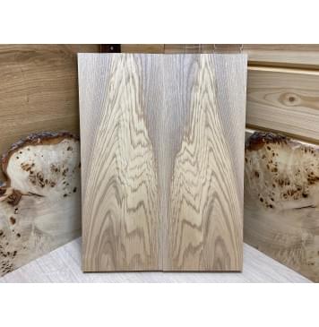 Ясень Оливковый заготовка на топ Тангент ААА 19х177х470 мм - 2шт. (книжкой)-0