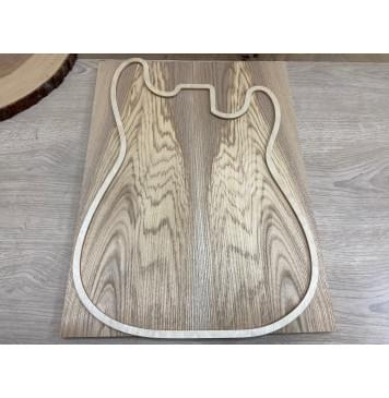 Ясень Оливковый заготовка на топ Тангент ААА 19х177х470 мм - 2шт. (книжкой)-4