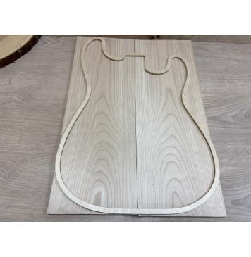 Клён Белый заготовка на топ Тангент ААА 10х167х480мм - 2шт. (книжкой)-0