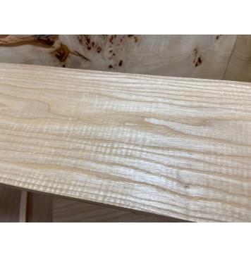 Ясень Белый Волнистый заготовка на топ Тангент АА Волна А 10х163х440мм - 2шт. (книжкой)-0