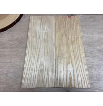 Ясень Белый Волнистый заготовка на топ Тангент АА Волна А 10х163х440мм - 2шт. (книжкой)-2