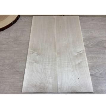 Клён Белый заготовка на топ Тангент А 7,5х180х550мм - 2шт. (книжкой)-2