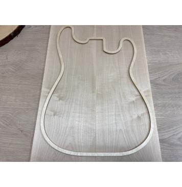 Клён Белый заготовка на топ Тангент А 7,5х180х550мм - 2шт. (книжкой)-3