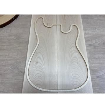 Клён Белый заготовка на топ Тангент А 7х175х540 мм - 2шт. (книжкой)-0