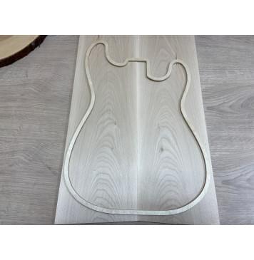 Клён Белый заготовка на топ Тангент А 7х175х540 мм - 2шт. (книжкой)-2