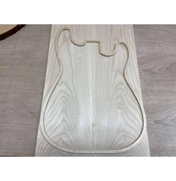 Клён Белый заготовка на топ Тангент ААА 8х170х565мм - 2шт. (книжкой)-3