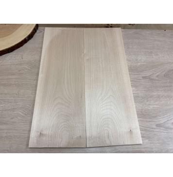 Клён Белый заготовка на топ Тангент АА 9х180х520мм - 2шт. (книжкой)-0