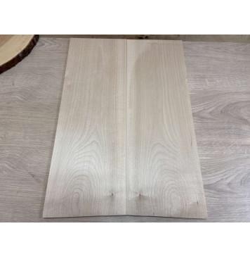 Клён Белый заготовка на топ Тангент АА 9х180х520мм - 2шт. (книжкой)-2