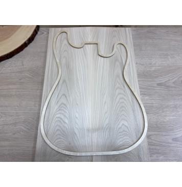 Клён Белый заготовка на топ Тангент АА 11х170х510мм - 2шт. (книжкой)-3