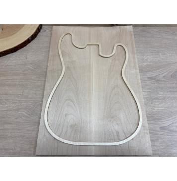 Клён Белый заготовка на топ Тангент АА 8х184х535мм - 2шт. (книжкой)-3