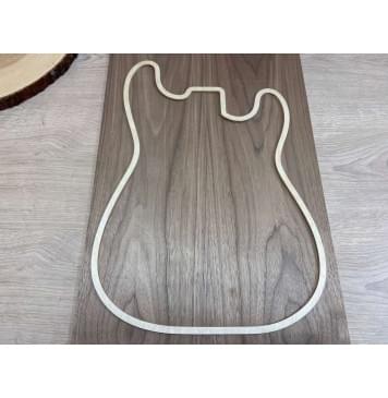 Орех Американский заготовка на топ Тангент ААА 7х165х540мм - 2шт. (книжкой)-0