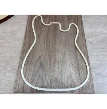 Орех Американский заготовка на топ Тангент ААА 7х165х540мм - 2шт. (книжкой)-2