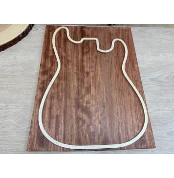 Бубинго заготовка на топ Радиал ААА 10х183х490мм - 2шт. (книжкой)-2