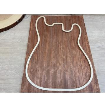 Бубинго заготовка на топ Радиал ААА 7,5х180х510мм - 2шт. (книжкой)-0