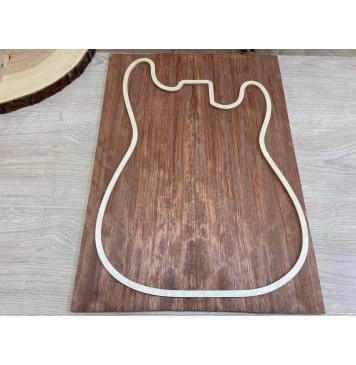 Бубинго заготовка на топ Радиал ААА 7,5х180х510мм - 2шт. (книжкой)-4