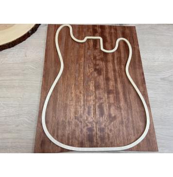 Бубинго заготовка на топ Радиал ААА 7,5х182х480мм - 2шт. (книжкой)-0