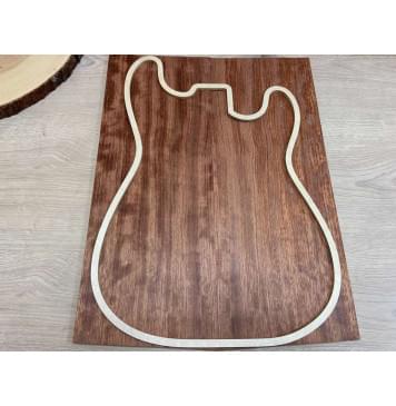 Бубинго заготовка на топ Радиал ААА 7,5х182х480мм - 2шт. (книжкой)-2